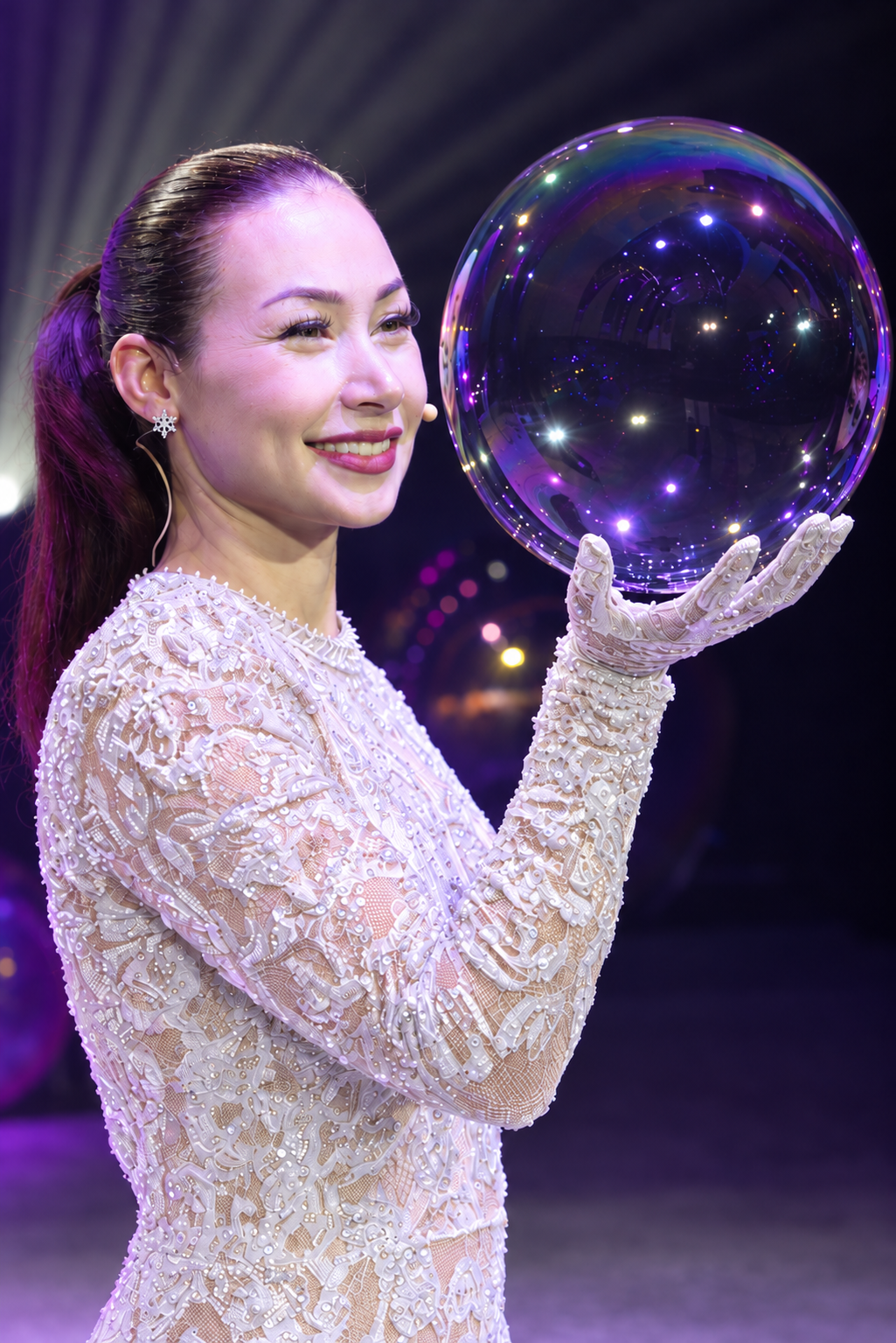 Melody Yang, world-renowned bubble artist